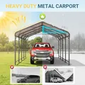 Wisteria Lane 12' x 20' Metal Carport: view 4