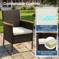 Wisteria Lane 5 Piece Wicker Patio Dining Set: view 6