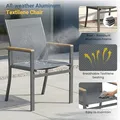 Wisteria Lane 7 Piece Aluminum Patio Dining Set: view 3