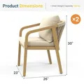 Wisteria Lane Acacia Dining Chairs, Set of 2: view 2