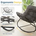 Wisteria Lane Rocking Egg Chair with Ottoman: view 6