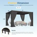 Wisteria Lane 10' x 12' Louvered Pergola: view 5