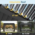Wisteria Lane 10' x 12' Louvered Pergola: view 6