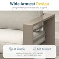 Wisteria Lane 5 Piece Patio Furniture Set, Khaki: view 5