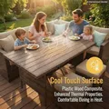 Wisteria Lane 7 Piece Patio Furniture Set, Brown: view 6